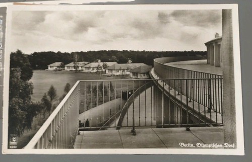 Postkarte das olympische dorf - postkarte,