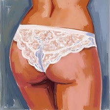 Akt Spitze Girl weiblich