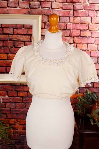 Vintage orig 70er dirndl bluse - orig,
