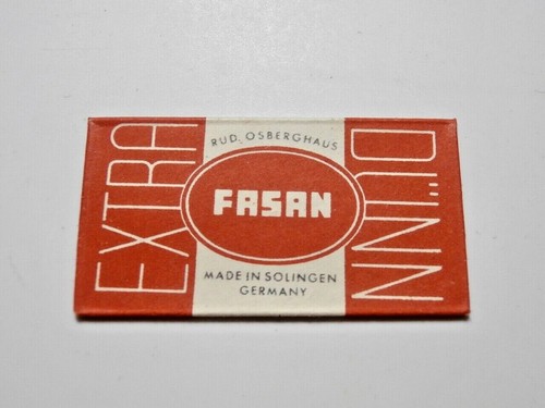 Fasan rasierklinge extra dünn - extra,