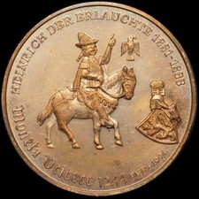 FREIBERG / SACHSEN: Kupfer-Medaille 1994, FMF. 750 JAHRE MÜNZSTÄTTE FREIBERG.