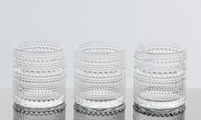 Zwiesel Fortessa Jupiter Glas 3x Becher 8 cm | 0,2 Ltr. Tauperle Dekor