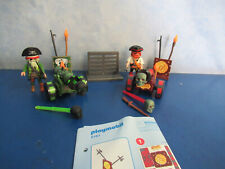 2x Piraten APP Kanone mit Figuren zu 5135 3940 4290 Piratenschiff Playmobil 9260