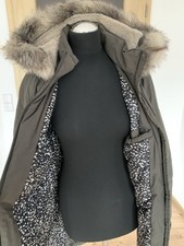 NOPPIES MAMA Winterjacke Parka Gr. L XL 40 42 Kapuze Umstand - mit Einsatz 