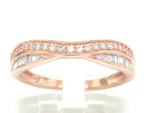 Diamant ring 417 rotgold 10kt - diamant,