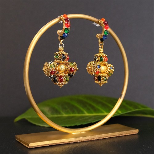 Statement ohrringe gold - ohrringe,
