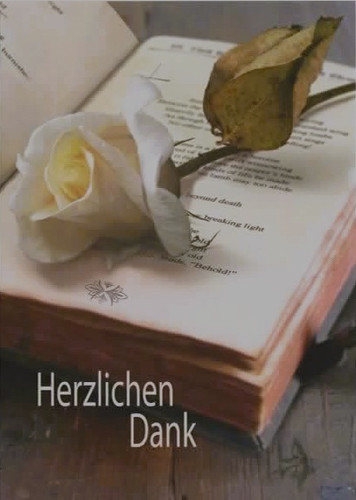 Trauer danksagungskarten mit - trauer,