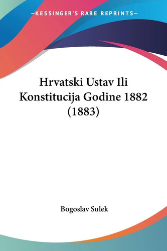 Bogoslav sulek hrvatski - |,