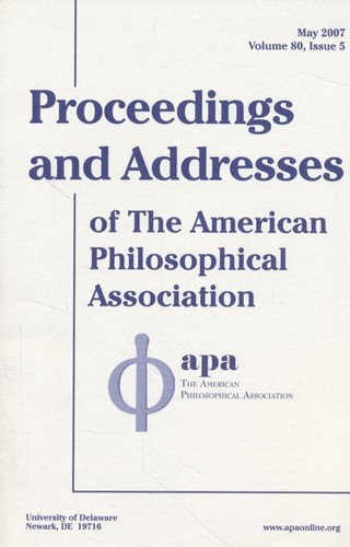 Proceedings and addresses - and, of