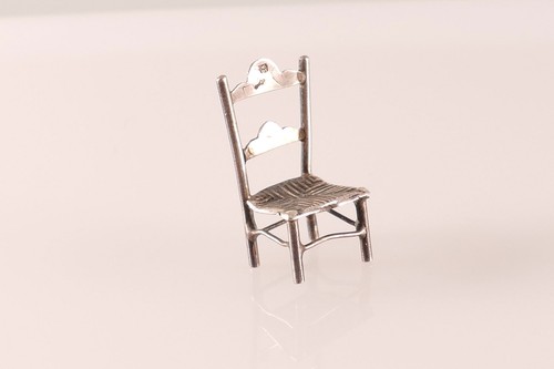 Silberfigur miniatur stuhl - silberfigur,