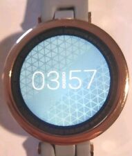 Oozoo Q4 Smartwatch edle UNISEX FITNESSUHR 39mm Silikonarmband Grau/Roségold