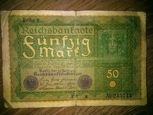 Reichsbanknote mark vom - reichsbanknote,