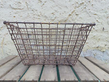 Antiker Bauernerntekorb Frankreich – Drahtkorb Landhaus Vintage Deko