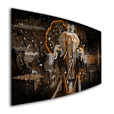 BM Wanduhr 50 cm x 25 cm