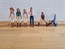 6x Schleich Figuren Reiterin Tierärztin beweglich Reiterhof Pferd Zubehör