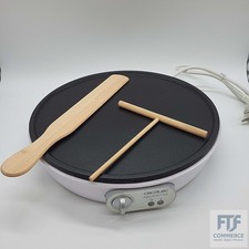 Cecotec Crêpes-Maker Fun Crepestone XL INOX. 1350 W, Edelstahl, abnehmbare Platt