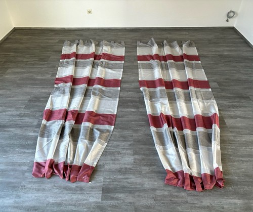 Rot graue gardinen vorhänge - 2,