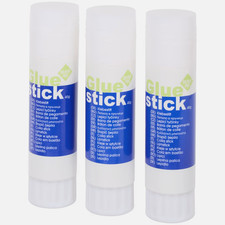 Klebestift Set 3×40g – lösungsmittelfrei, auswaschbar – Ideal für Schule, Büro