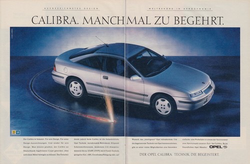 Opel calibra reklame - opel,