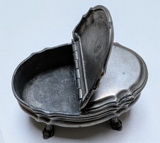 Antike Zinn Dose auf