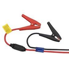 Hochstrom Kabel KFZ Batterieklemmen 5,27mm2 Sicherung Ladekabel Krokodilklemmen