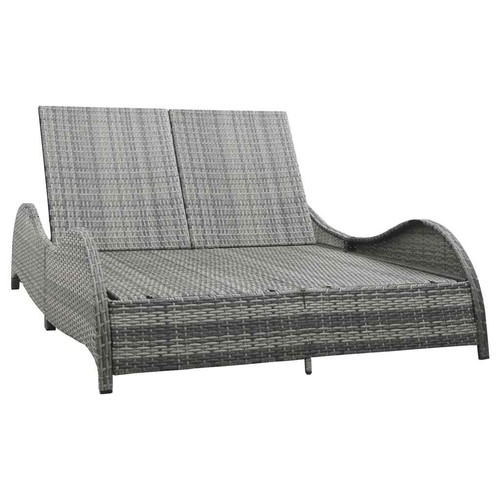 Sonnenliege poly rattan - sonnenliege,