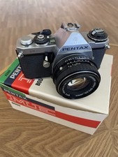 Pentax Asahi ME mit SMC Pentax-M 1:1.7  50 mm Body Analog Kamera und 135mm 1:2.8