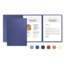 5 Bewerbungsmappen 3-teilig in