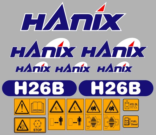 Hanix h26b bagger komplettes - hanix,