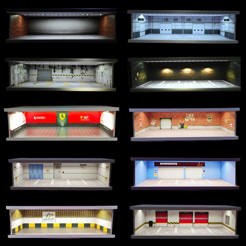 Diorama auto parkhaus - 1:43,