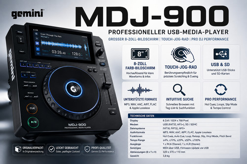 Gemini mdj 900 8 jog - mdj-900,