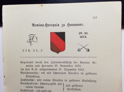 Turnerschaft armino hercynia - turnerschaft, armino-hercynia