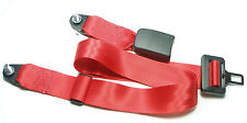 Roter 2 - Punkt Statik - Sicherheitsgurt Fiat 500 Fiat 500 Kombi red lap belt