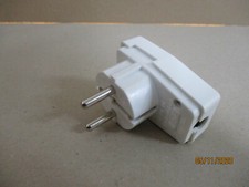 Bachmann Schuko Stecker weiß m. Wippschalter 2 polig m Wippschalter  OE 911,271