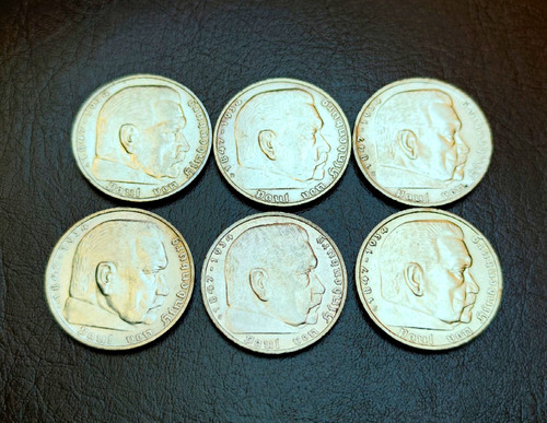 Erhaltung set reichsmark - set, 6x