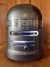 KitchenAid ARTISAN 5KMT2204 - 2 Scheiben Toaster, Medaillon Silber - mit Zubehör