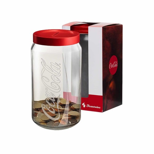 Coca cola spardose - spardose, spar-glas