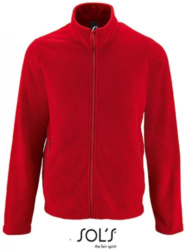 Herren plain fleece jacket - fleece,