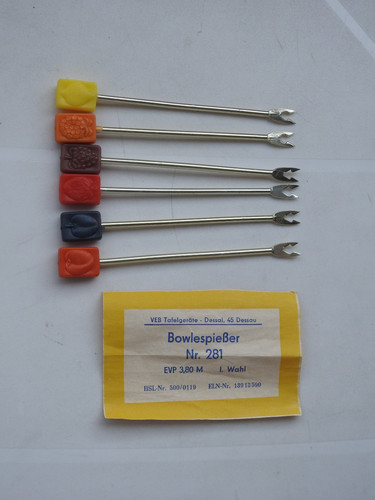 Bowlespieße ddr 6er set - ddr,