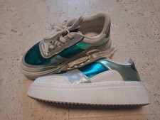 Graceland 37 Turnschuhe Plateau, Sneaker* weiß/türkis/grün/blau