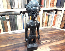 Alte Afrikanische Holzfigur, handgeschnitzt, vermutl. 1950er,Ebenholz,Schitzerei