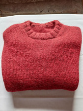 Handgestrickt My Favourite Things No14 Damen Pullover Medium Hjelholts Danish Red Garn 