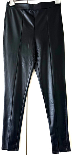 Schwarze faux leder - schwarze,