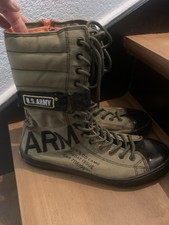 Chucks high hoch Stiefel ARMY GR. 44 grün