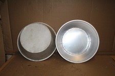 alte große Schüssel Alu