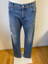 Billionaire By Gucci Super Straight Fit Jeans Metall Logo Gr.32