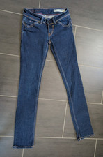 HILFINGER DENIM Damen Jeans Victoria Straight W26 L34 Low Waist Blau Slim 26/34 