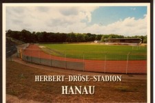 Postkarte :  HANAU - Herbert Dröse Stadion , Mai 2002