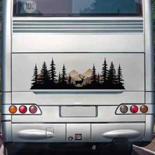 Berge wald mit hirsch - berge,