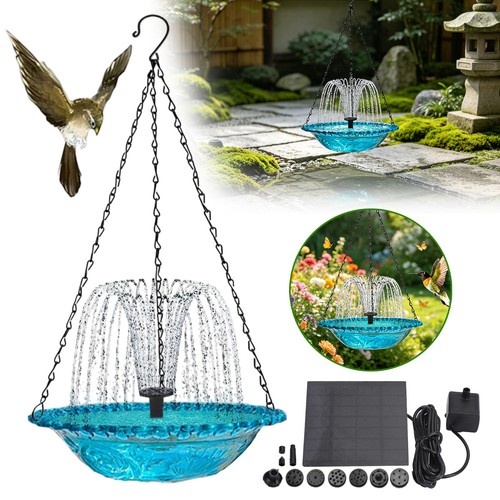 Solar vogelbad springbrunnen - solar,